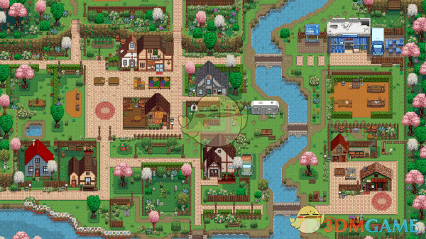 《星露谷物语》自然色调的地图配色MOD