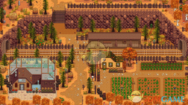 《星露谷物语》自然色调的地图配色MOD