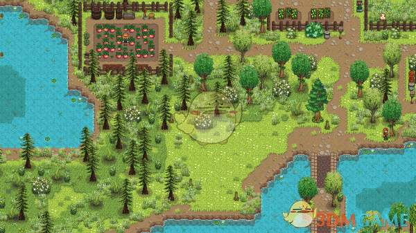 《星露谷物语》自然色调的地图配色MOD