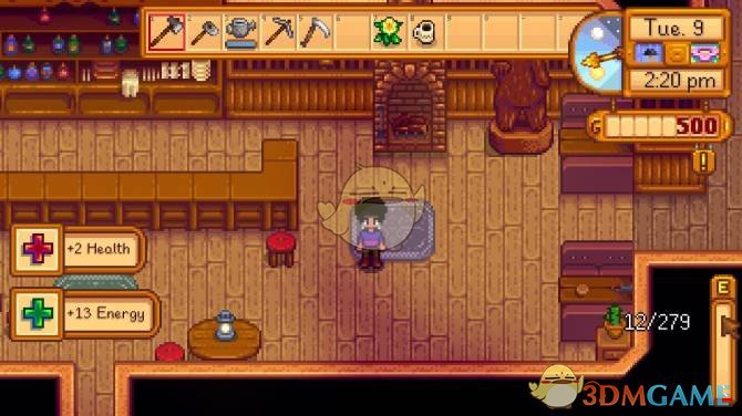 《星露谷物语》体力耗尽前自动进食MOD