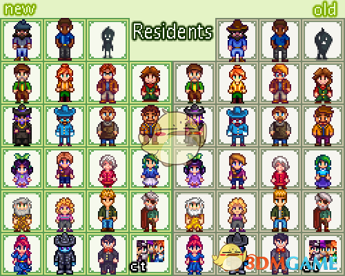 《星露谷物语》人物像素外观大修MOD