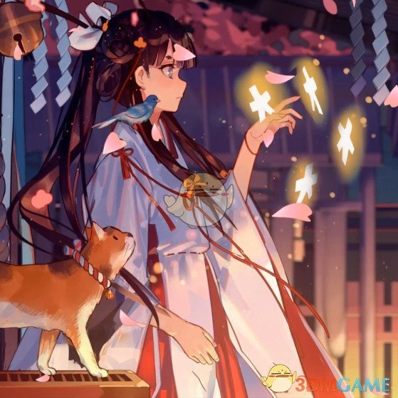 《Wallpaper Engine》菊里千姬和风巫女动态壁纸