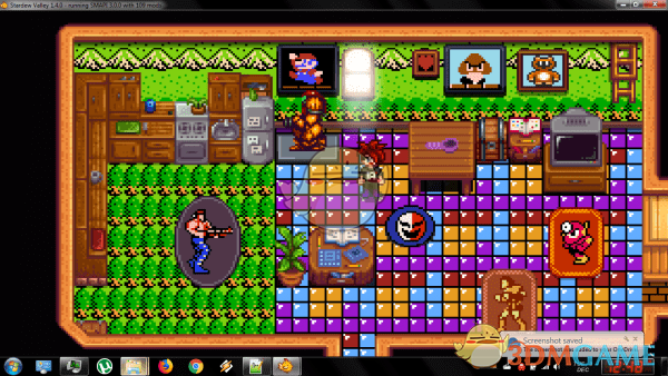 《星露谷物语》任天堂经典像素风家具包MOD