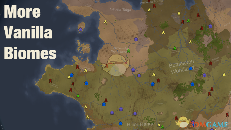 《边缘世界》更多原版生物群落v1.0 MOD