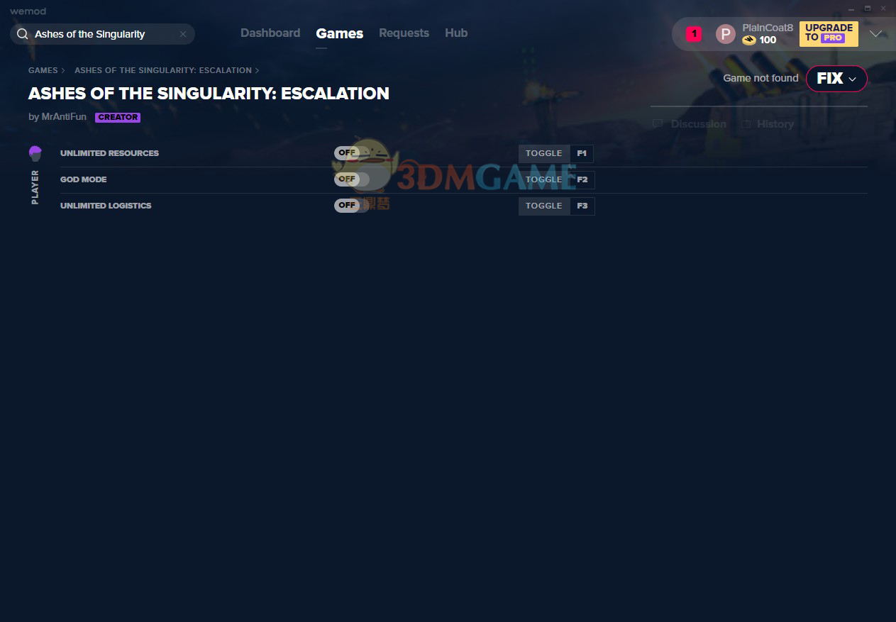 《奇点灰烬：扩展版》v2.92三项修改器[MrAntiFun]