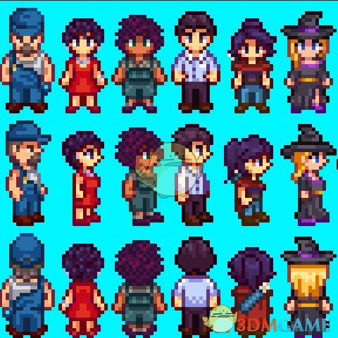 《星露谷物语》略带可爱的角色们MOD