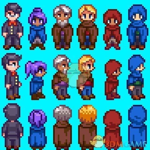 《星露谷物语》略带可爱的角色们MOD