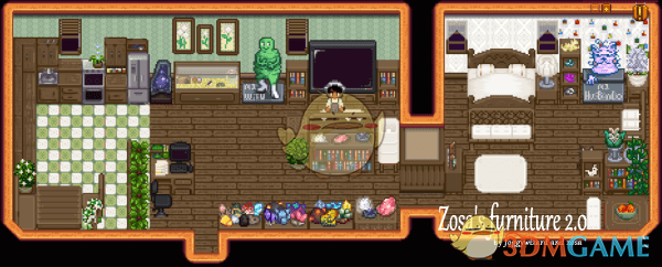 《星露谷物语》佐萨的家具包MOD