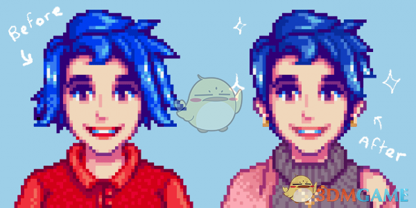 《星露谷物语》时尚的艾米丽MOD