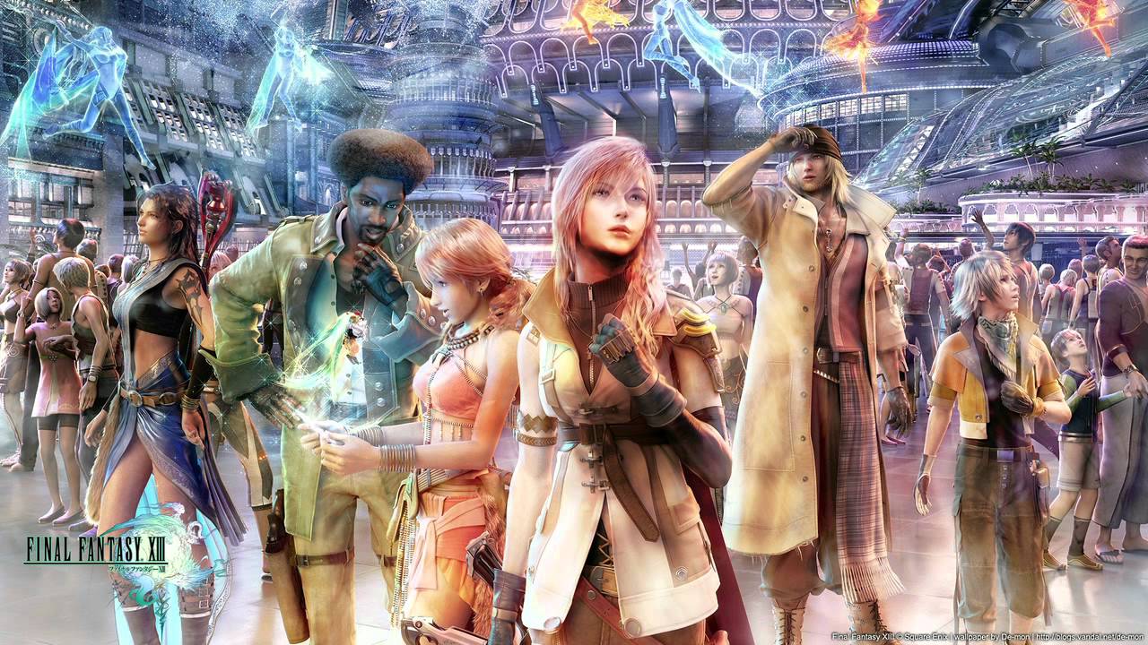 《最终幻想13》发售10周年 玩家创作贺图为雷霆送祝福