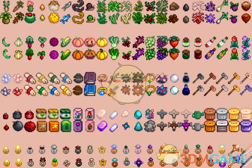 《星露谷物语》道具外观美化包MOD