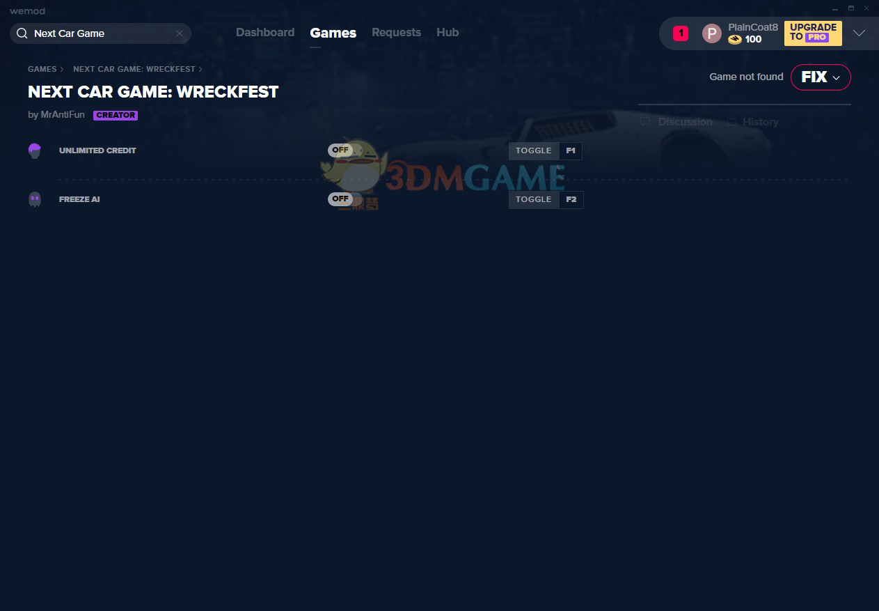 《飙车次世代》v2019.12.18无限金钱冻结AI修改器[MrAntiFun]