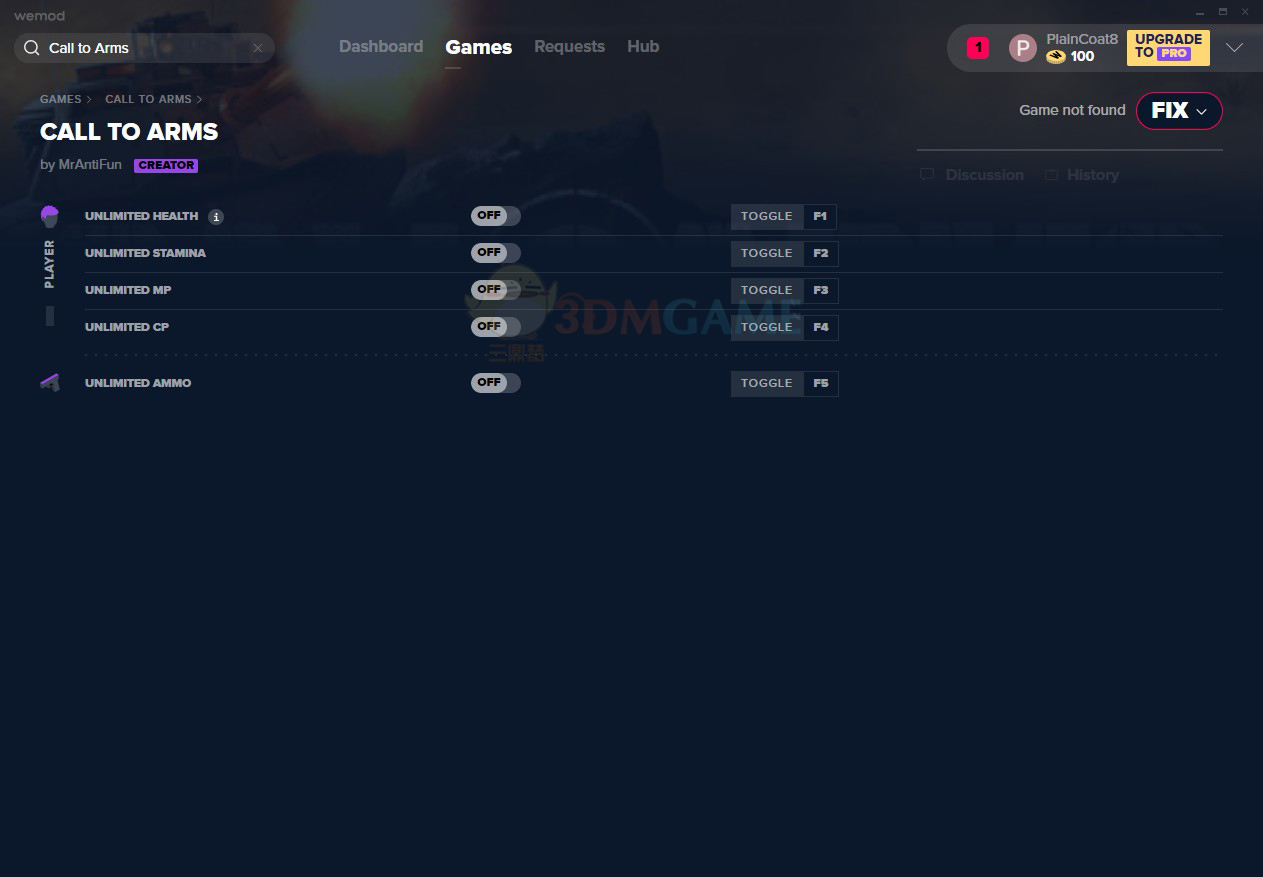 《战争号令》v2.0十项修改器[MrAntiFun]