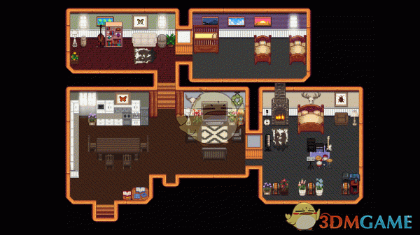 《星露谷物语》蒙塔格现代厨房装饰MOD