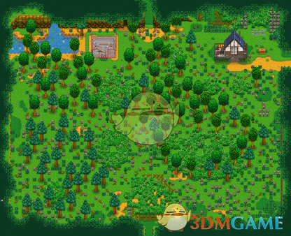 《星露谷物语》绿色标准农场地图MOD