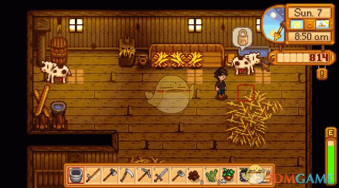 《星露谷物语》牧场挤奶剪毛提示MOD