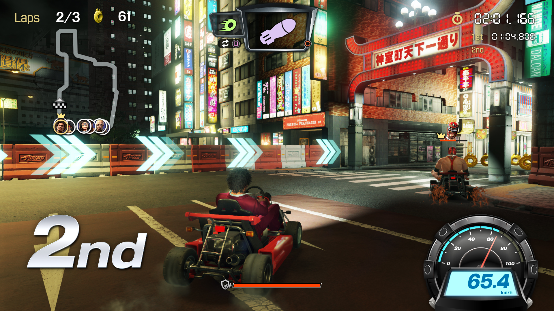 狂飙横滨街头！《如龙 7》新玩法“龙卡丁车”截图公开