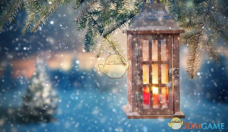 《Wallpaper Engine》雪中的灯动态壁纸