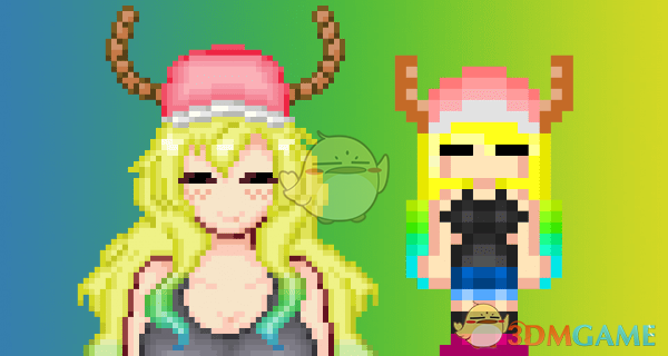 《星露谷物语》海莉的巨乳龙娘露科亚外观MOD