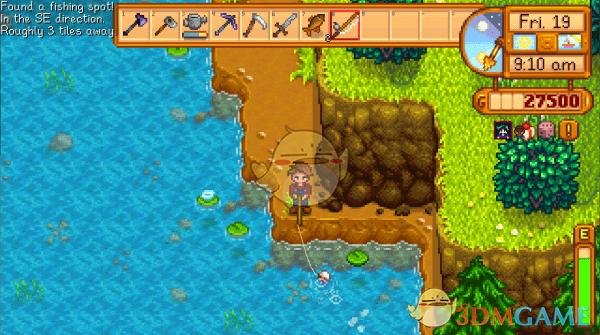 《星露谷物语》优质钓鱼点查看功能MOD