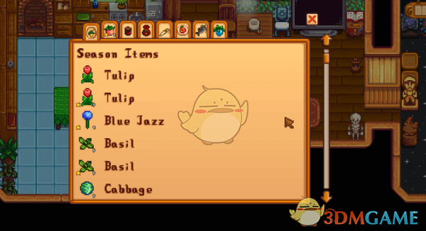 《星露谷物语》错过物品清单MOD