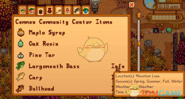 《星露谷物语》错过物品清单MOD