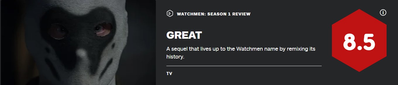 《守望者》第一季IGN终评8.5分：对黑人历史的亲密关注