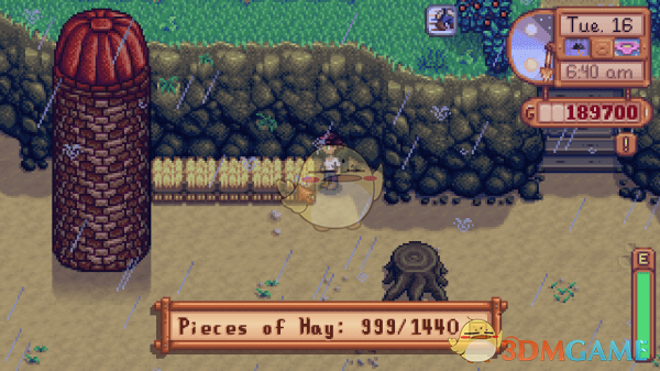 《星露谷物语》装饰干草增加筒仓功能MOD