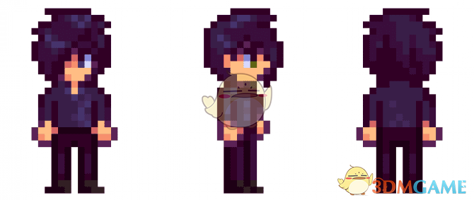 《星露谷物语》短发塞巴斯蒂安MOD