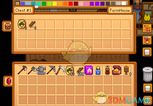 《星露谷物语》储物箱同类物品自动转移功能MOD