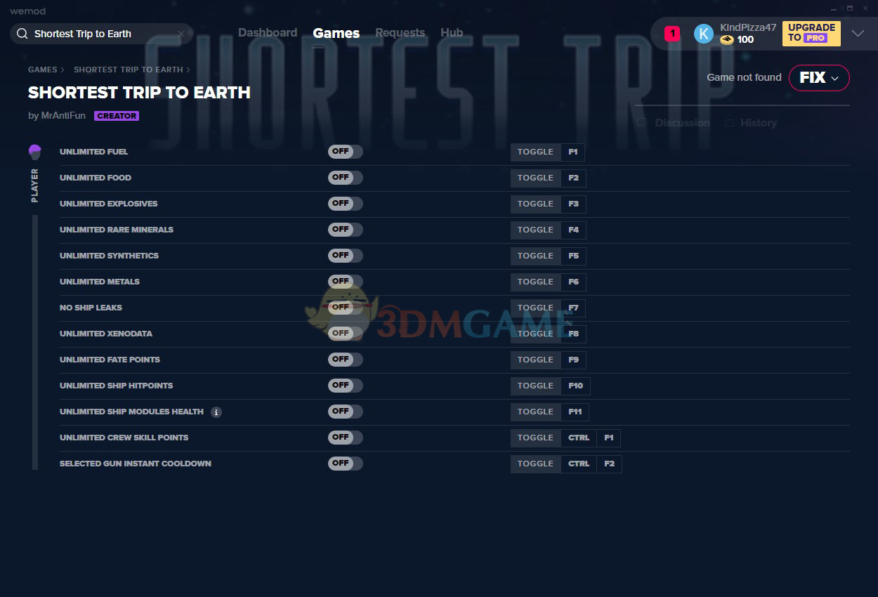 《最短地球之旅》v1.1.16十三项修改器[MrAntiFun]