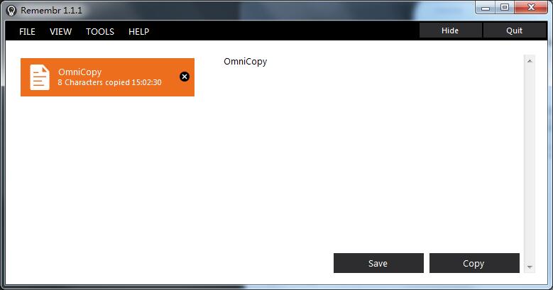 《Remembr》剪贴板工具