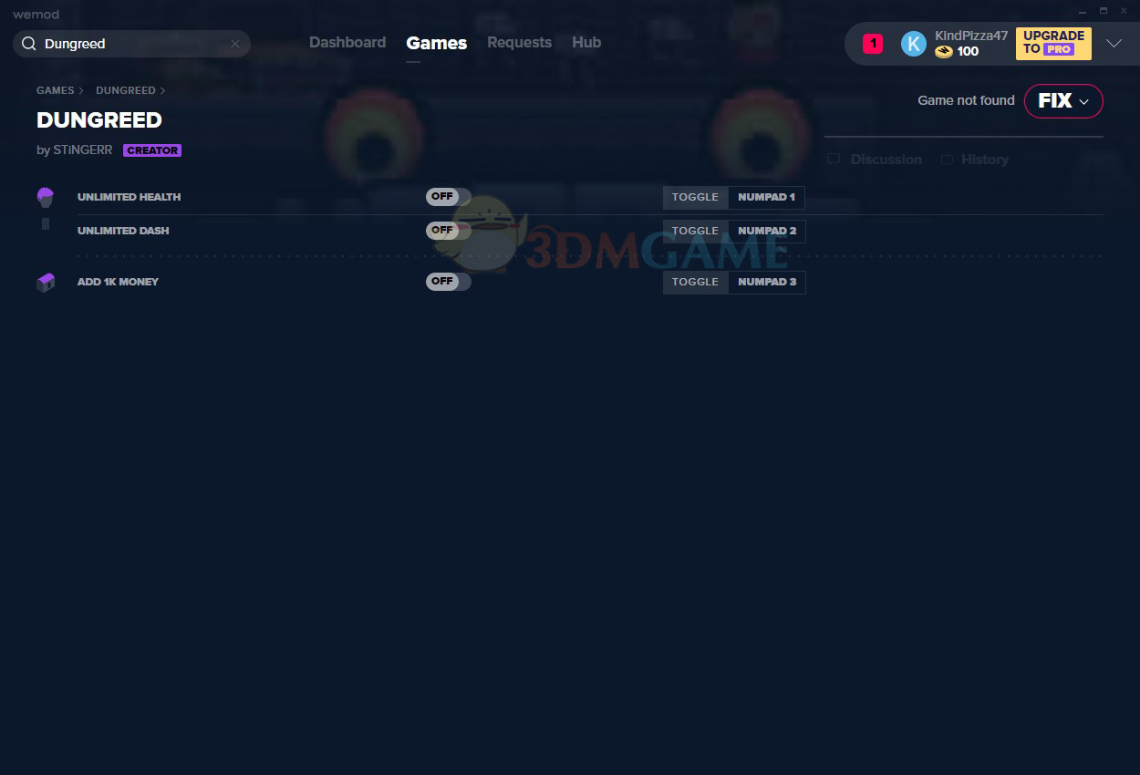 《Dungreed》v2022.12.29四项修改器[STiNGERR]