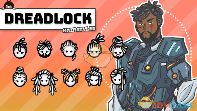 《边缘世界》多种多样的辫子发型v1.0 MOD