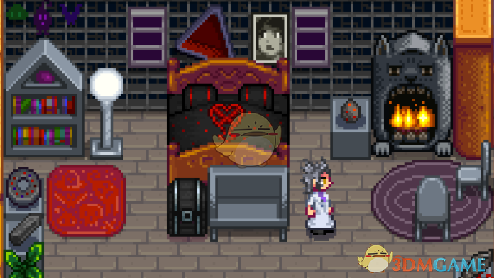 《星露谷物语》王国之心主题床铺MOD