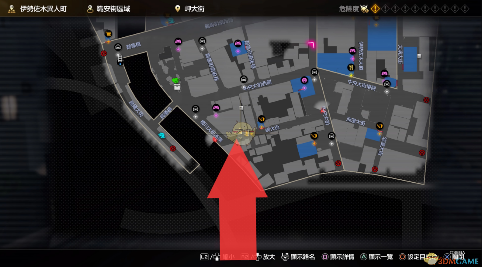 《如龙7：光与暗的去向》岬大街猫咪位置分享