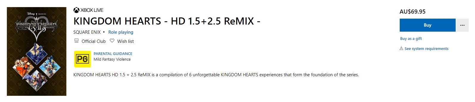 重温回忆 《王国之心》HD高清复刻系列登陆Xbox 