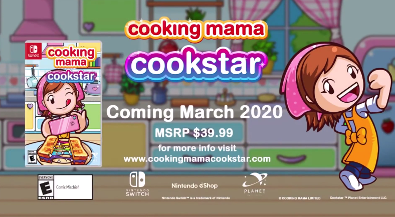 NS《料理妈妈》系列新作公开  2020年3月上市！