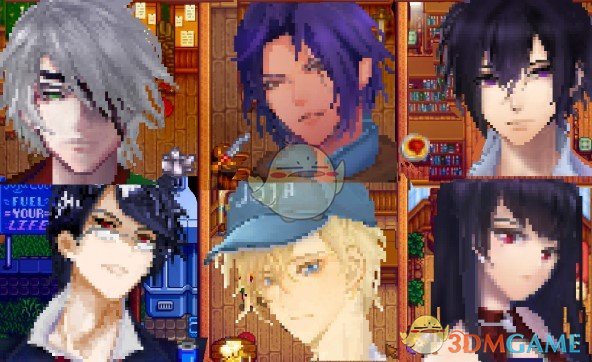 《星露谷物语》乙女风人物肖像美化包MOD