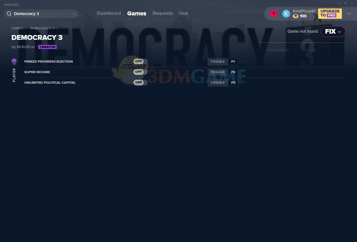 《民主制度3》v2020.02.19三项修改器[MrAntiFun]