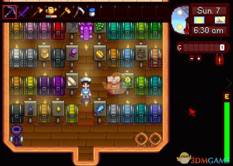 《星露谷物语》黑暗风格游戏界面MOD