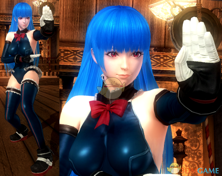 《死或生5：最后一战》Kula蓝色皮质服装MOD