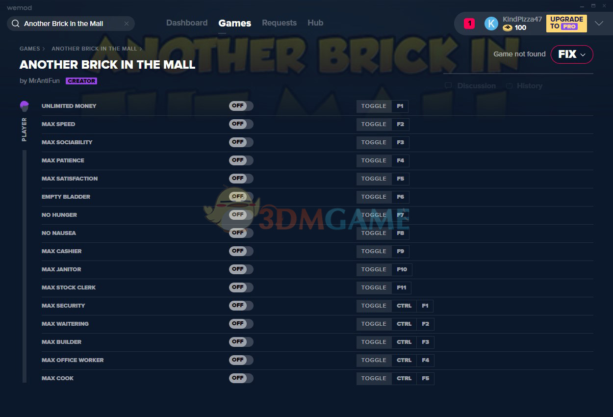 《商场里的另一块砖》v2020.03.11十六项修改器[MrAntiFun]
