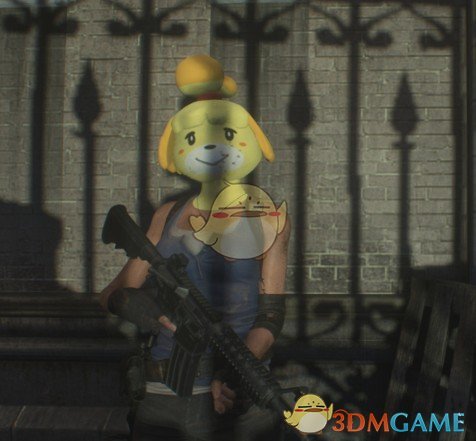 《生化危机3：重制版 试玩版》动森伊莎贝尔头套MOD