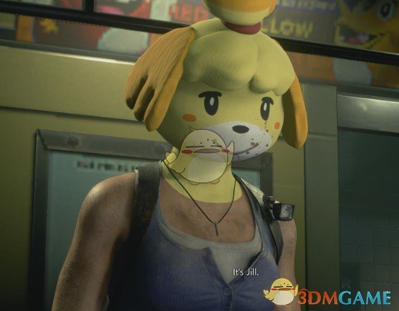 《生化危机3：重制版 试玩版》动森伊莎贝尔头套MOD