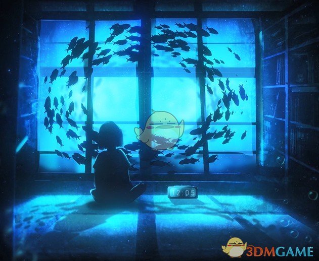 《Wallpaper Engine》小女孩的深海卧室动态壁纸