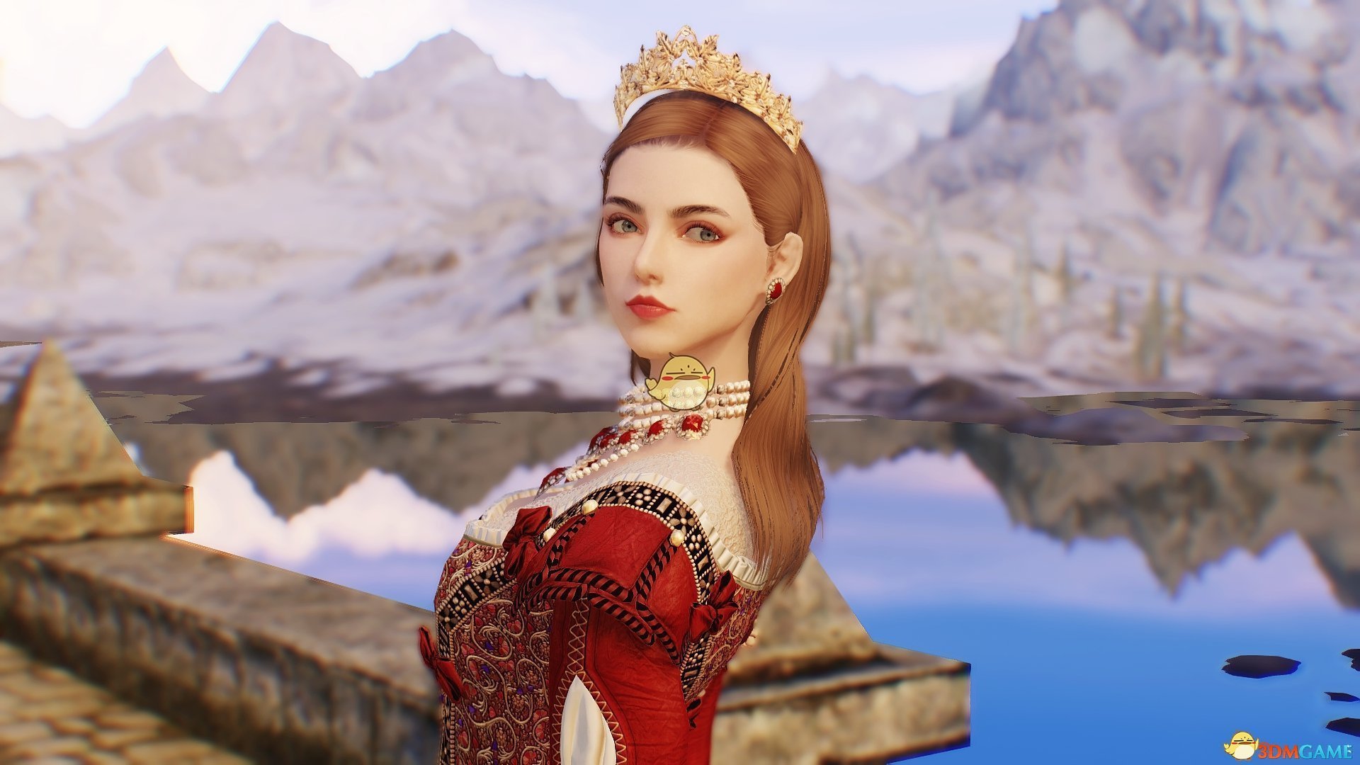 《上古卷轴5：天际》Elisif替换成优雅公主MOD