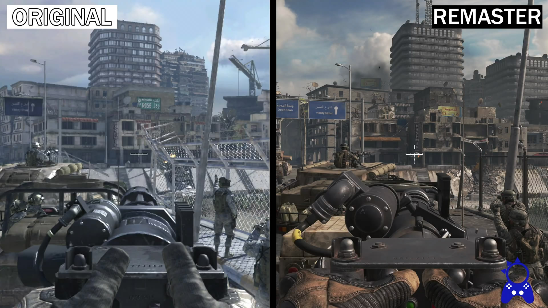 《使命召唤：现代战争2》重制版与原版对比 画面提升