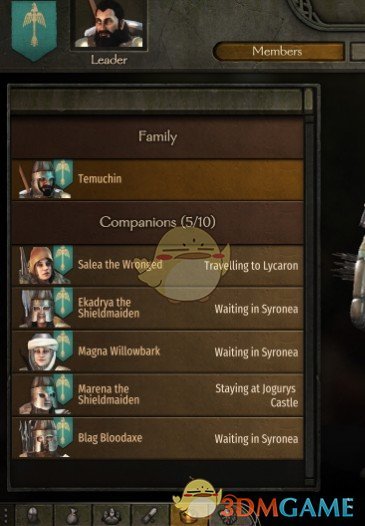 《骑马与砍杀2》招募同伴数量加倍MOD