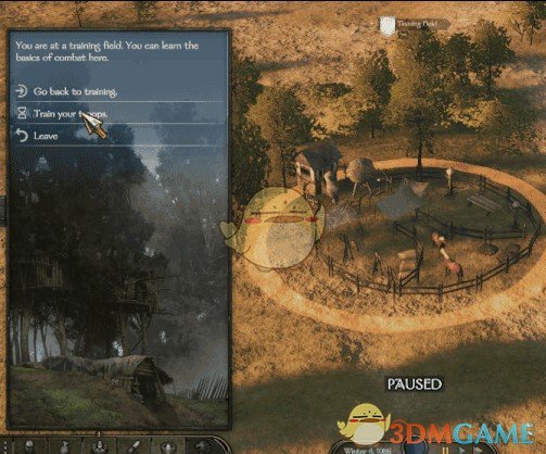 《骑马与砍杀2》可以在训练场上训练部队MOD